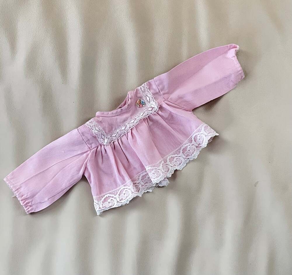 Vintage Doll Pink Shirt Top